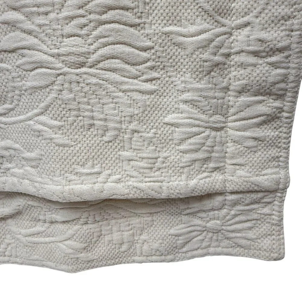 Charter Club Matelasse Pillow Sham Standard Size Pillowcase Cream